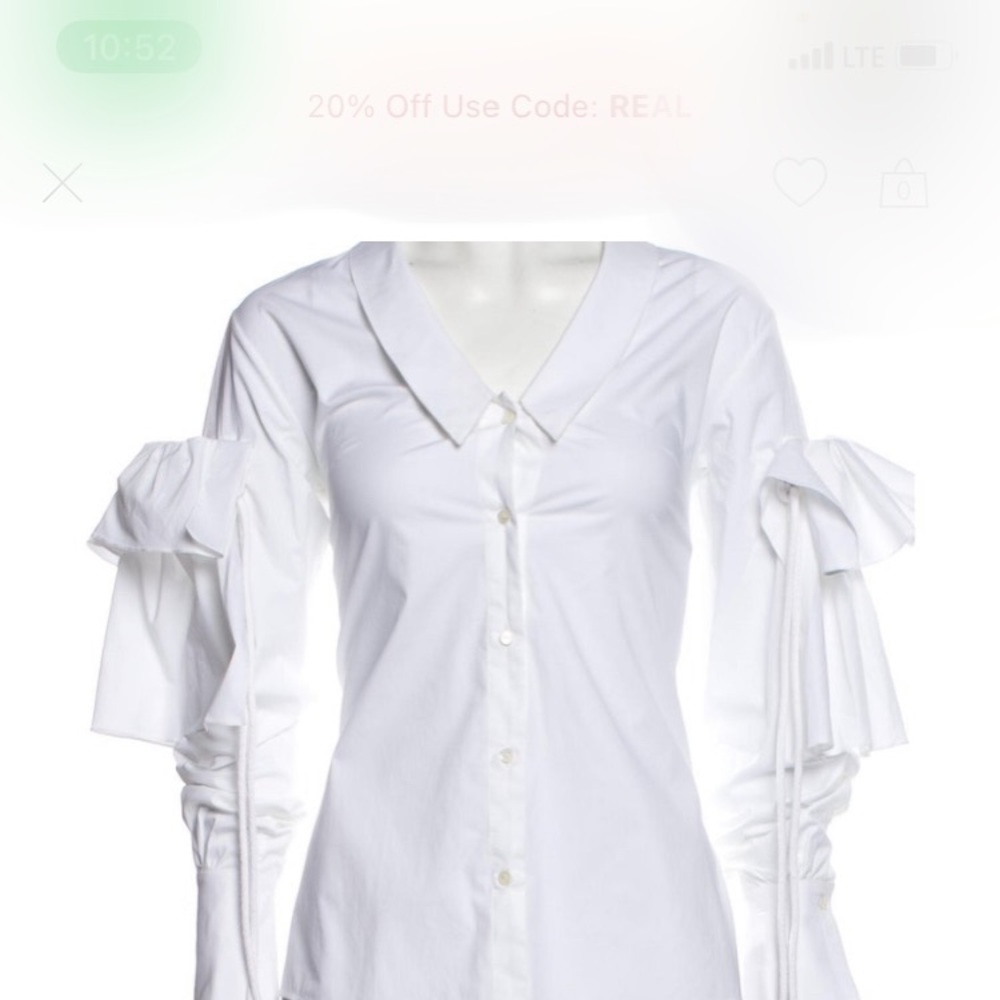 palmer//harding white button-up shirt